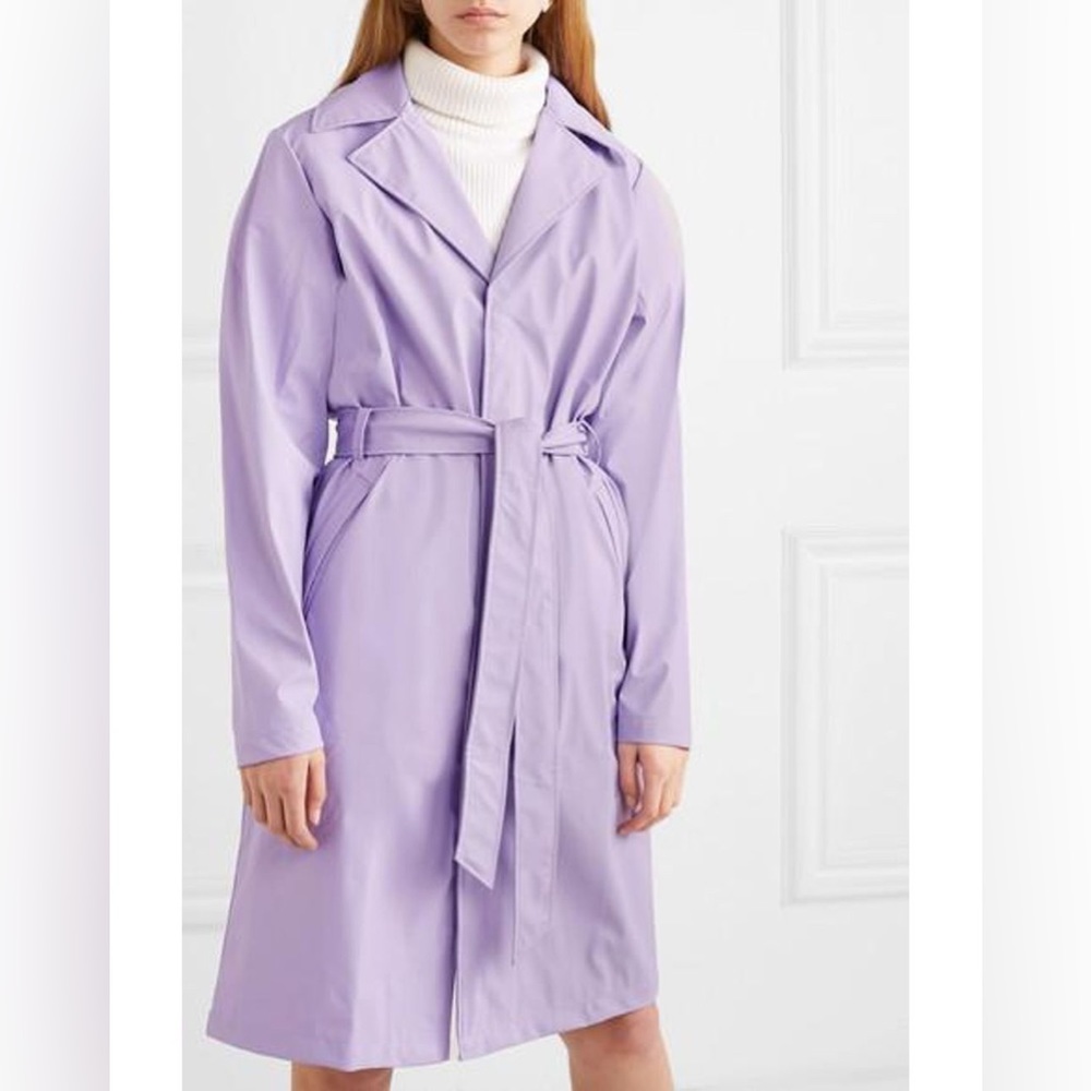 Rains Lavender Trench Coat/Rain Jacket